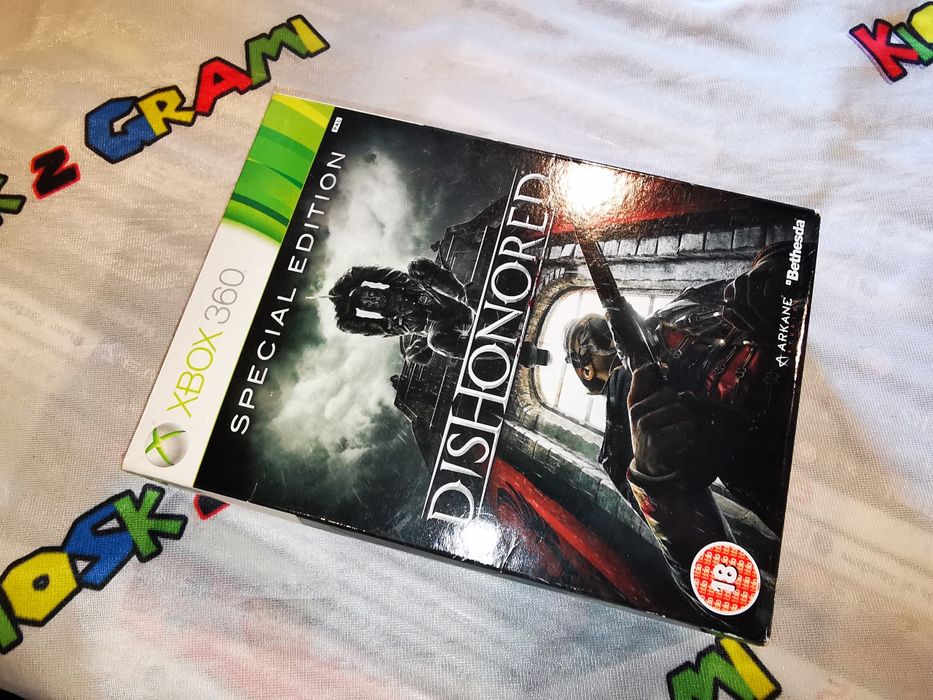 Dishonored SPECIAL Edition XBOX 360 gra + karty do Tarota i Pokera (rzadkość na rynku) TANIO