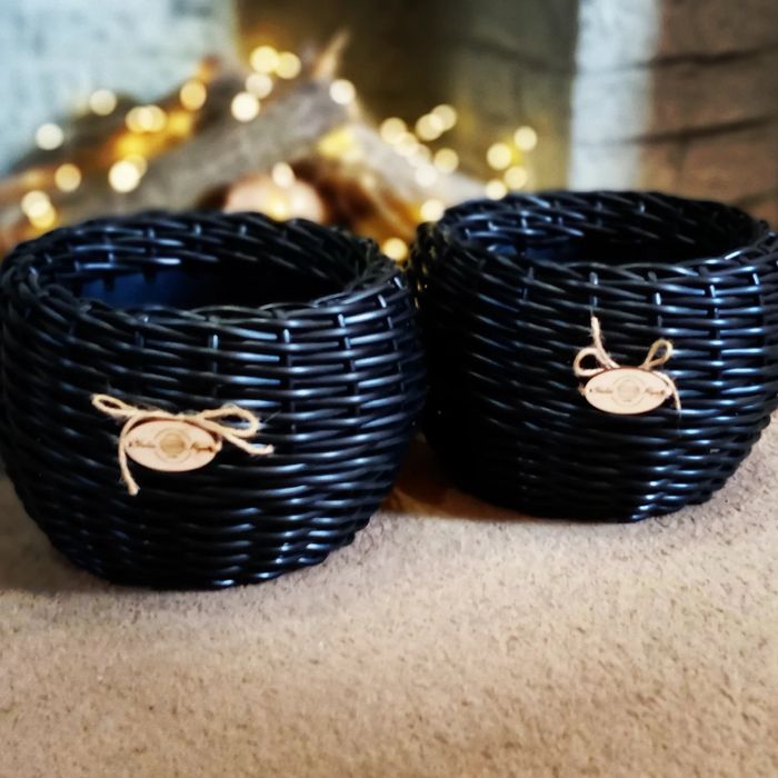 Кашпо з ротангу ручна робота