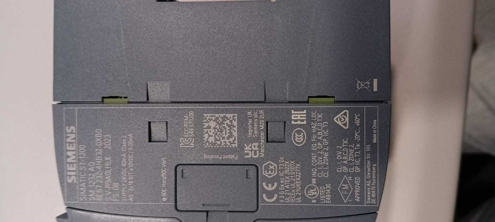 Siemens s7-1200 modulo saídas analógicas