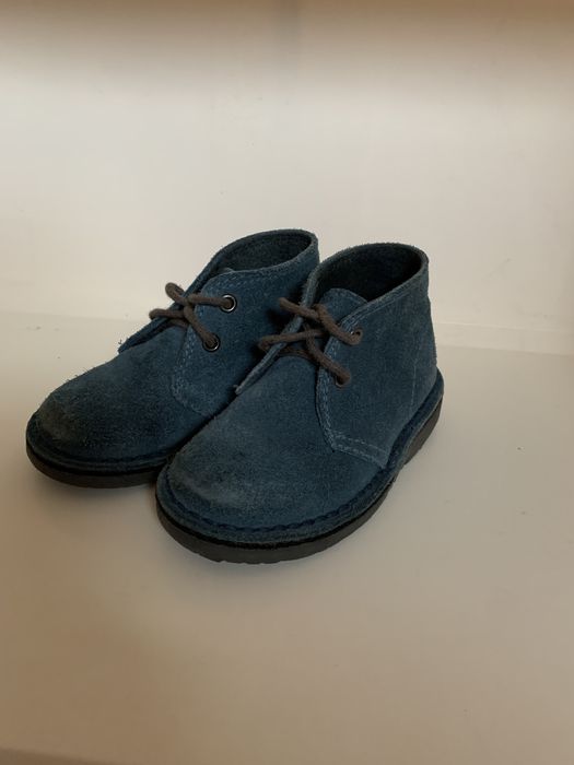 Botas camurça azul Benetton tam. 22