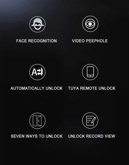 * NEW * Smart door lock with tuya wifi camera64172183266179123