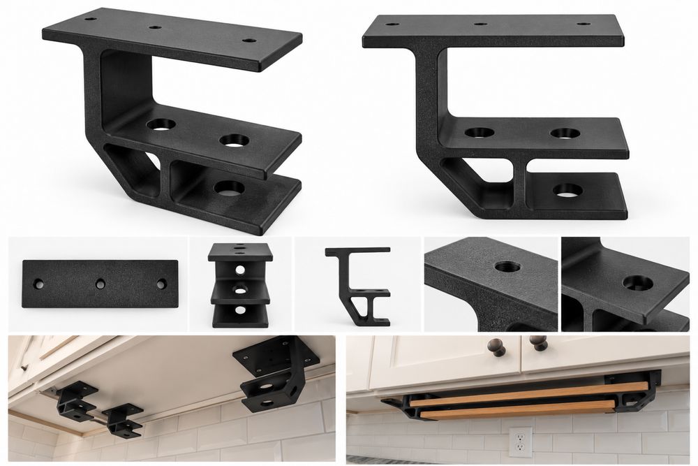 Suporte para Prateleira e Armário – Kit 2 Unidades