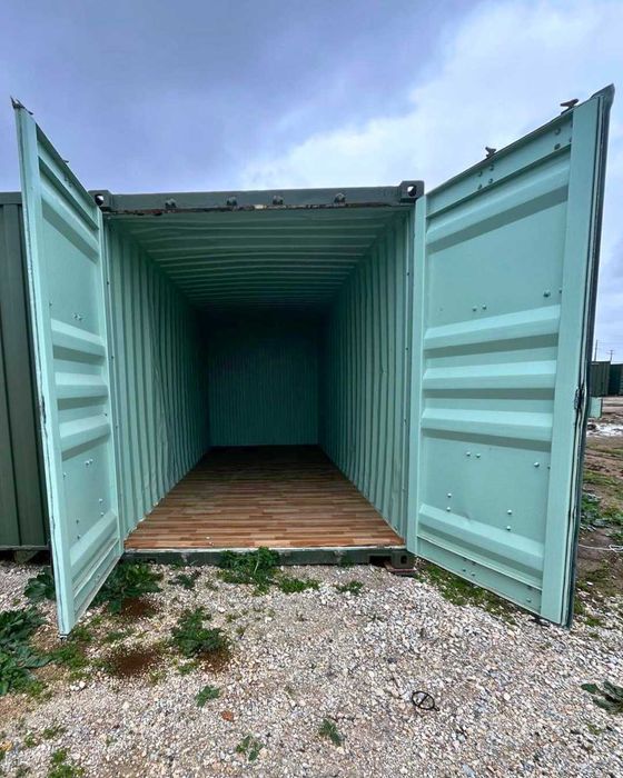 Contentor Marítimo 12 metros - Altura Extra - Dividido em 2 boxes