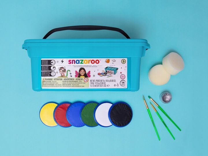 Snazaroo Zestaw Farb Do Malowania Twarzy I Ciała Walizka Startowa 14 E