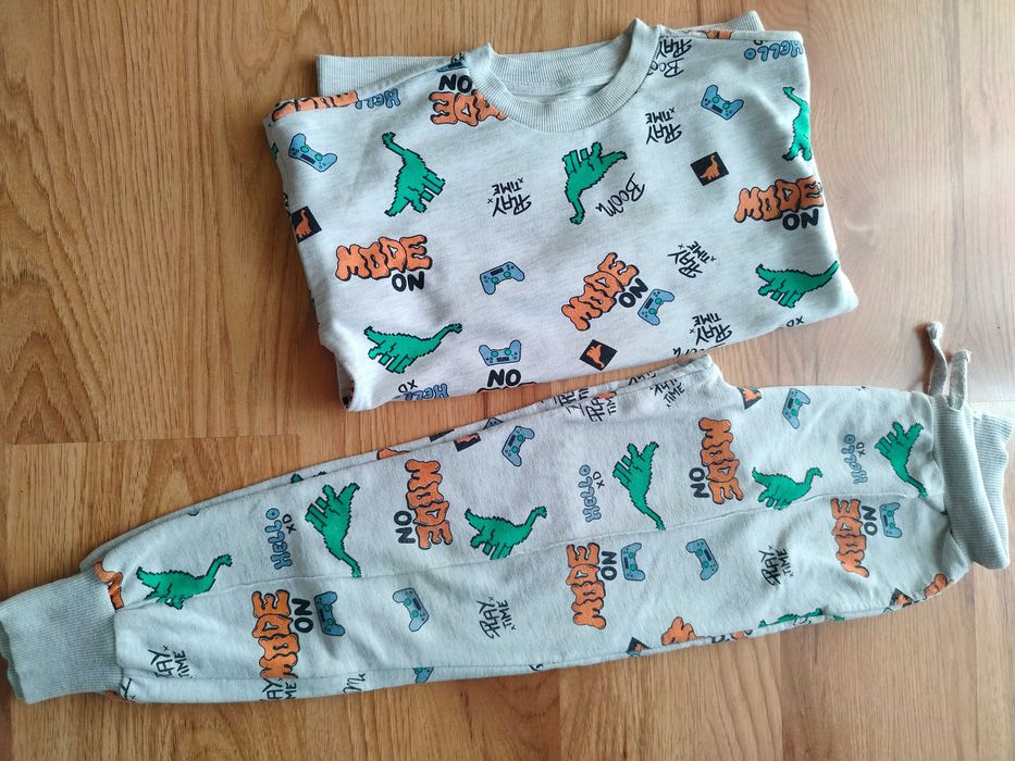 Komplet dresowy chłopięcy bluza + spodnie, rozm. 140