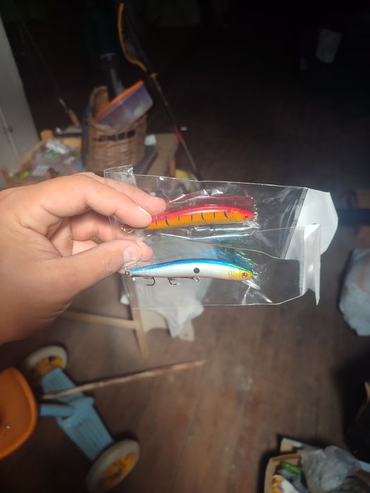 Amostras artificiais para pesca!