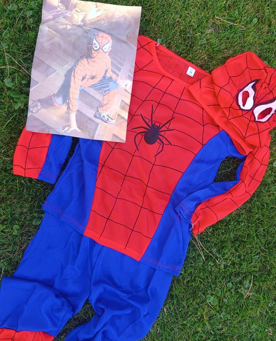 S 98-104 przebranie na bal karnawałowy Spiderman