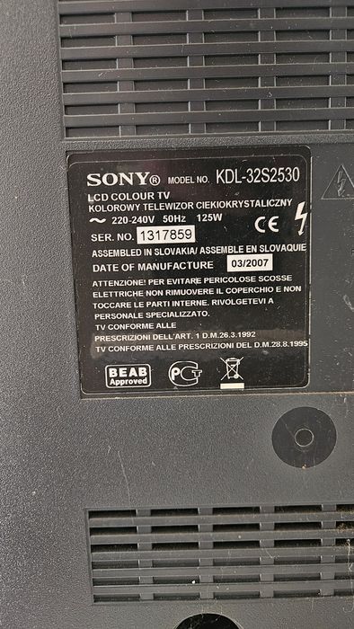 Tv Sony Bravia 32" polegadas