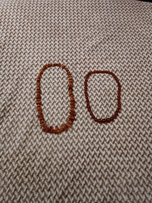 Янтарные бусы СССР.