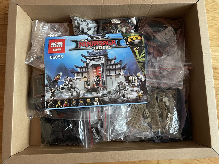 Конструктор Lepin ninjago 1501 деталь