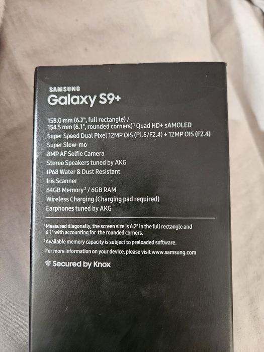 Samsung S9 plus 64gb czarny