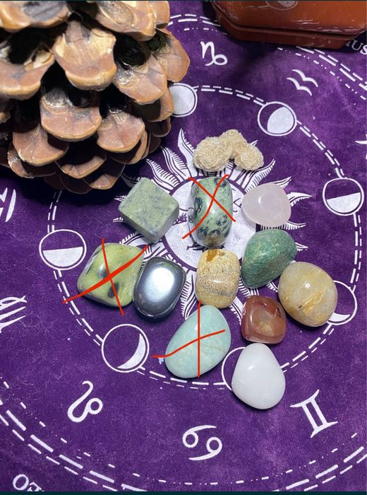 Необроблені мінерали яшма, лабрадор, обсидіан