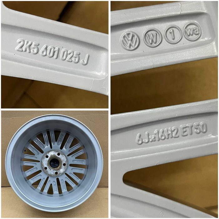 Felgi VW Volkswagen Caddy OE 6Jx16 ET50 5x112 2K5.601.025J