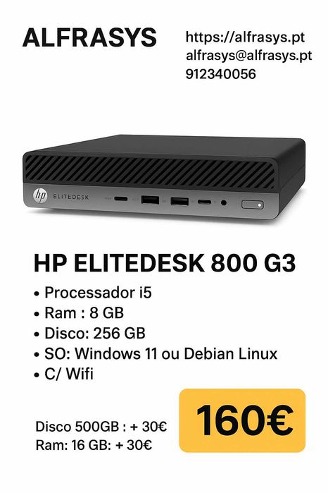 Hp EliteDesk 800 G3