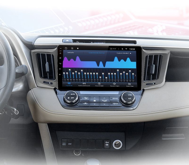 Radio Android 15 10,1” CarPlay Android Auto – Toyota RAV4 2012–2018 2GB/32GB GPS Nawigacja Stacja Multimedialna WiFi Bluetooth PL