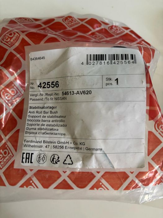 Łączniki stabilizatora i gumy tyl Nissan Primera P12