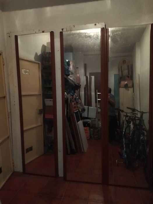 Portas de roupeiro com espelho