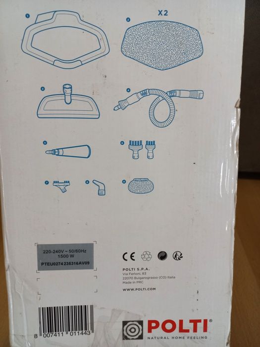 Escova eletrica a vapor Polti Vaporetto SV440_Double
Polti Vaporetto
