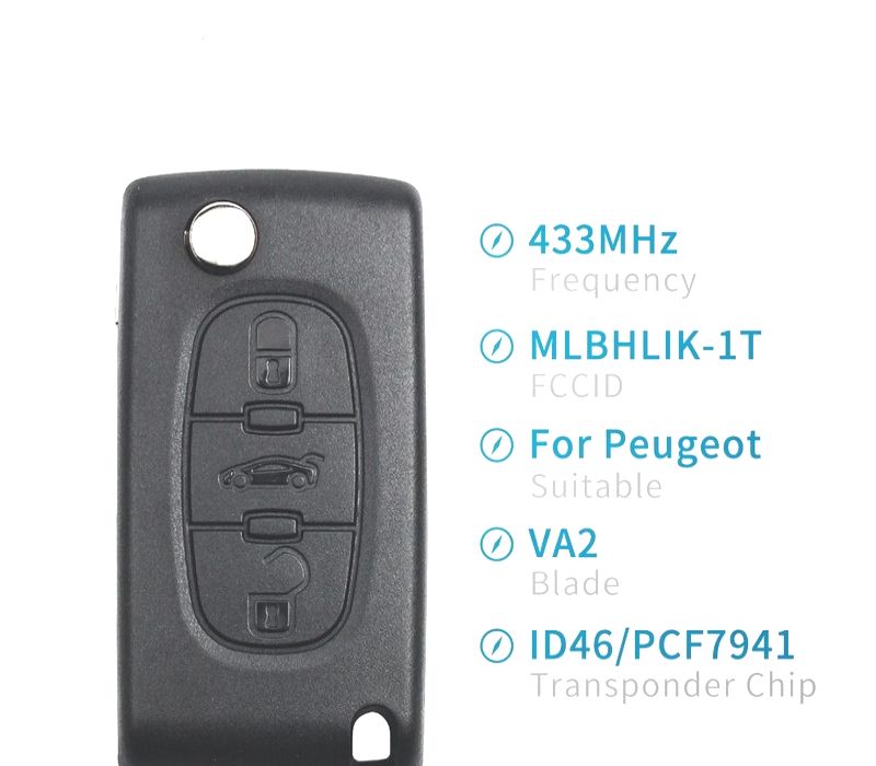CHAVES COMPLETA PARA PEUGEOT E CITROEN VA2