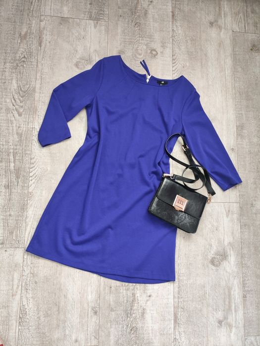 Chabrowa sukienka dzianinowa 38 M H&M