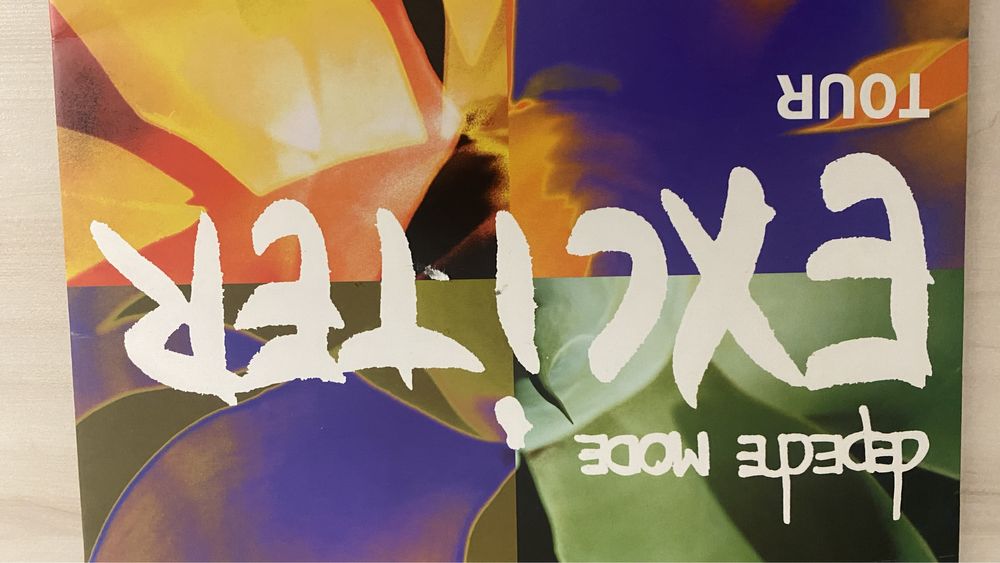 Tourbook Depeche Mode Exciter Tour, ideał !