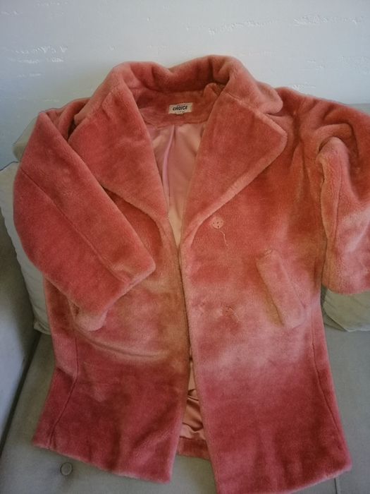 Шубка штучна, розмір S. Оверсайз