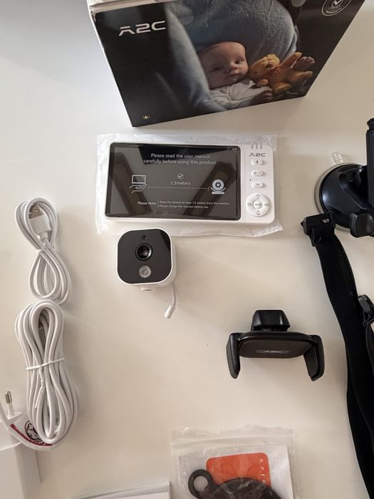 Niania elektroniczna 2w1 – DO AUTA I DOMU – 1080p FULL HD – NOWA