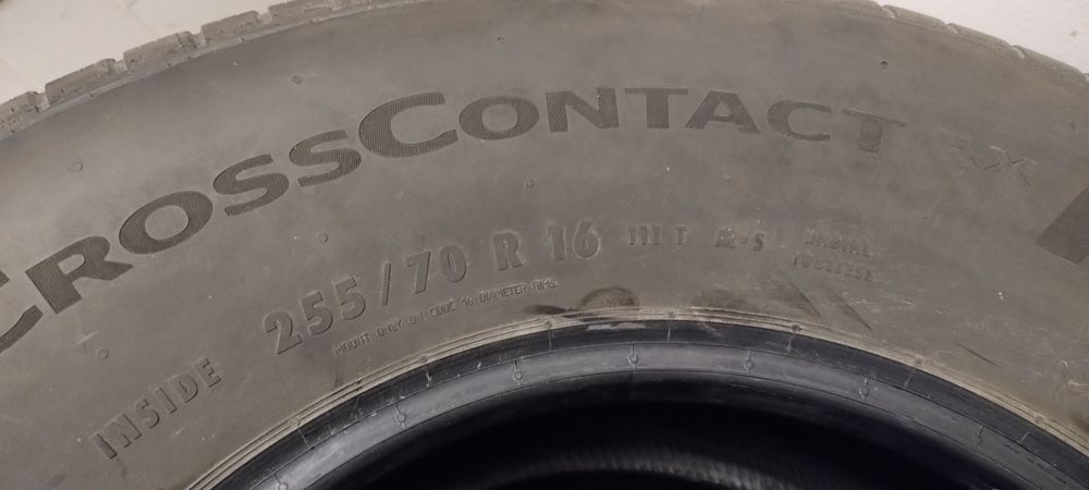 Opony letnie Continental CrossContact RX , 255/70 R16 111T,  2024r kom