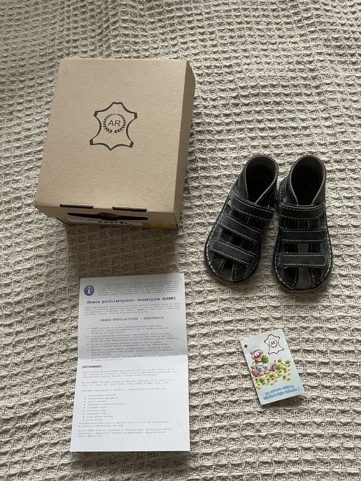 Obuwie profilaktyczno-korekcyjne Adamki 22; unisex; bamboszki sandałki