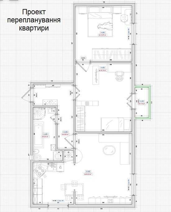 3-кімнатна квартира (сталінка) 95-96 квартал (Гагаріна/Героїв АТО)