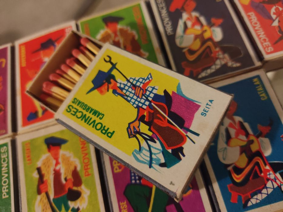 Coleção de caixa de fósforos