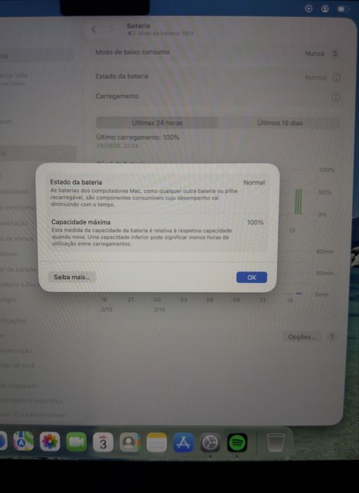 MacBook Air 13,6” M2 | Estado Bateria 100%| 8GB RAM | 256GB | Excelente Estado