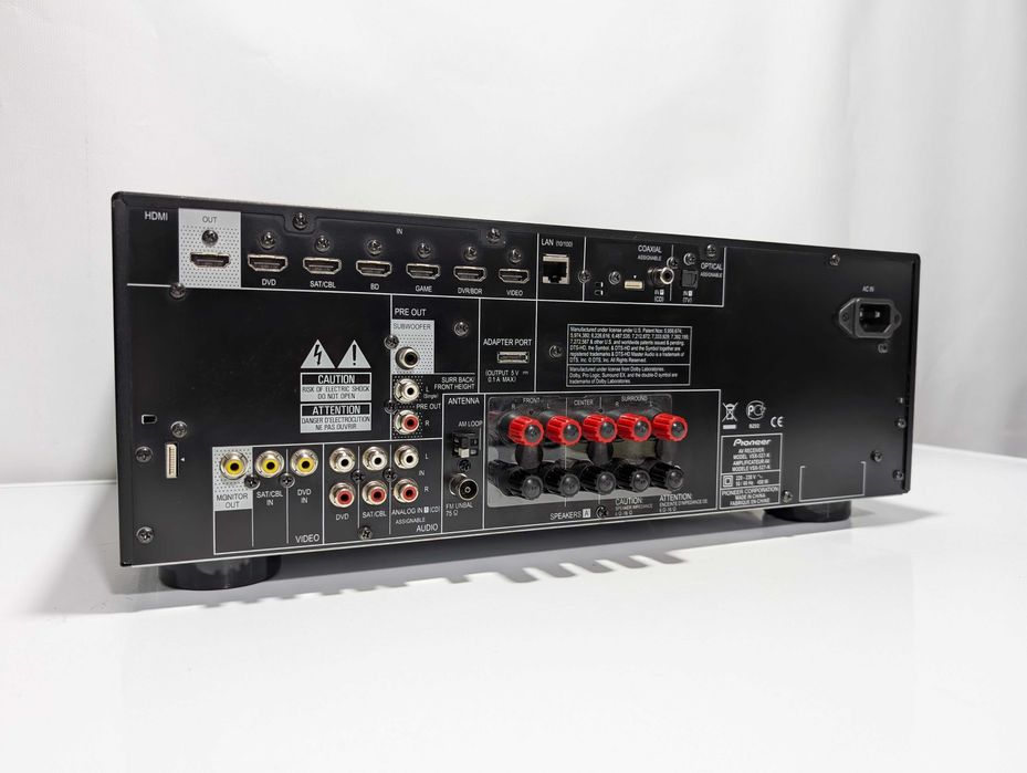 5.1 Ресивер Pioneer VSX-527, має 130 Вт/канал/ HDMI/ ARC/ USB/ HD Audio/ ЦАП/ AirPlay/ vTuner