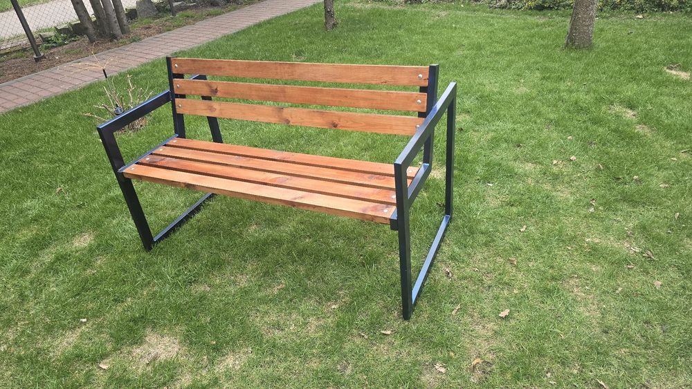 Ławki ogrodowe Ławka z pergolą, pergola z ławką