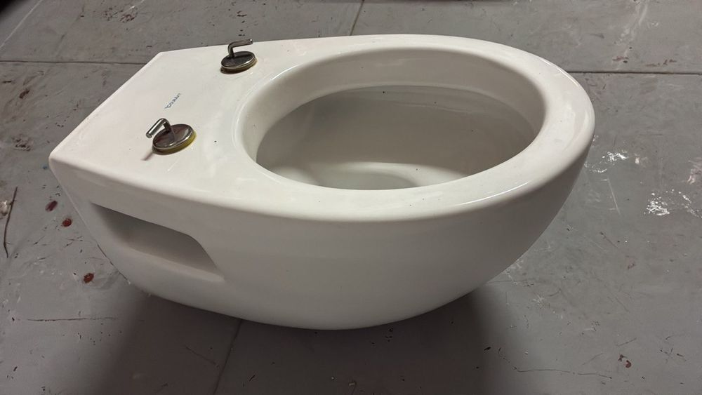 Sanita Suspensa Duravit Ceramica Branca — Bom Estado