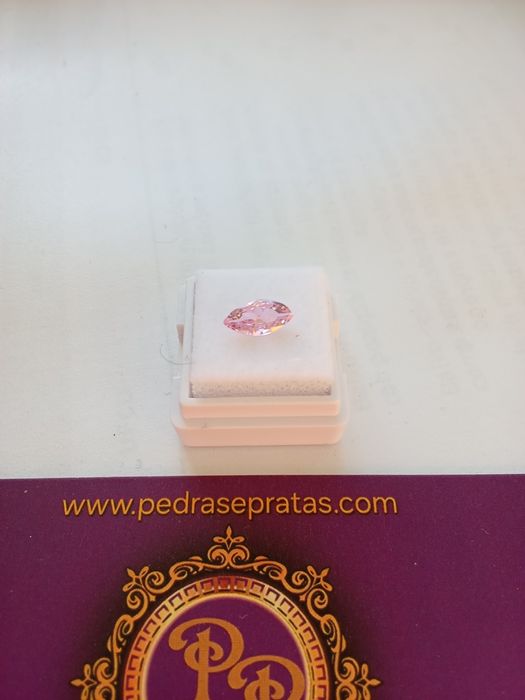 Safira Natural Rosa Certificada   0.70 Quilates