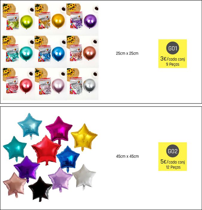 Balões de decoração de festas temáticas para crianças e adultos