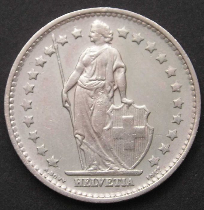 Szwajcaria 1 frank 1970