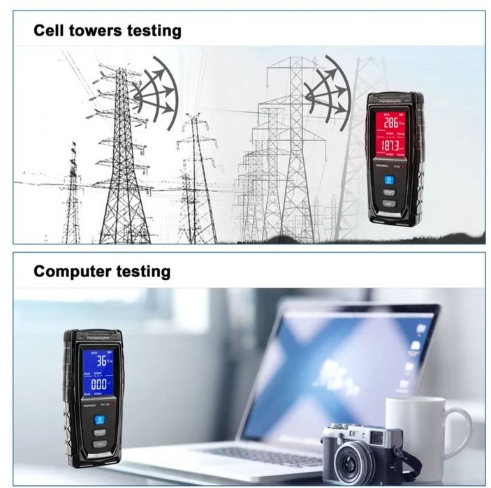 Вимірювач електромагнітного випромінювання Erickhill RT-100 Тестер EMF
