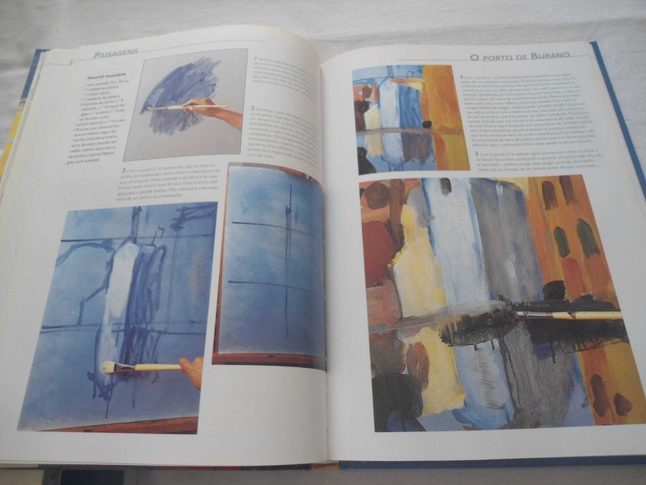 Pintura em acrílicos - As bases - As técnicas - Os Motivos