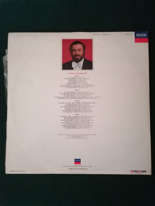 LP de vinil Pavarotti