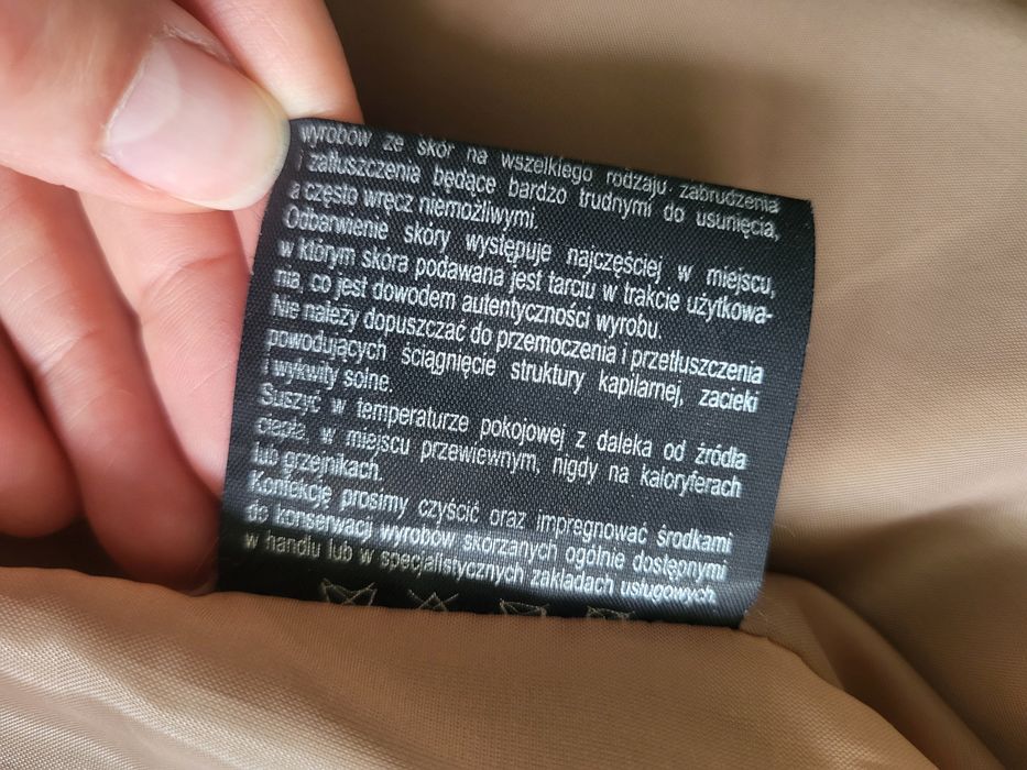Skórzana męska kamizelka 4XL