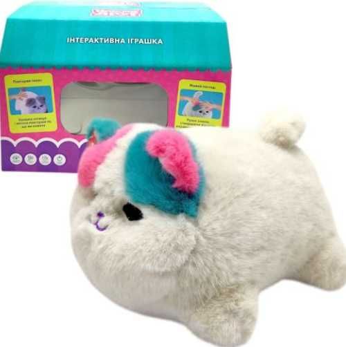 Іграшка мʼяка інтерактивна Кращий друг Киця Дитяча іграшка Котик