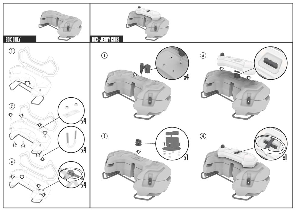 Кофр для квадроциклів Linhai 500 / 550 / 565 линхай ящик лінхай бокс