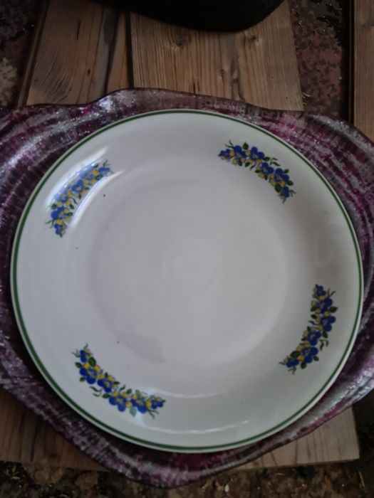 Duży talerz,  półmisek Lubiana PRL