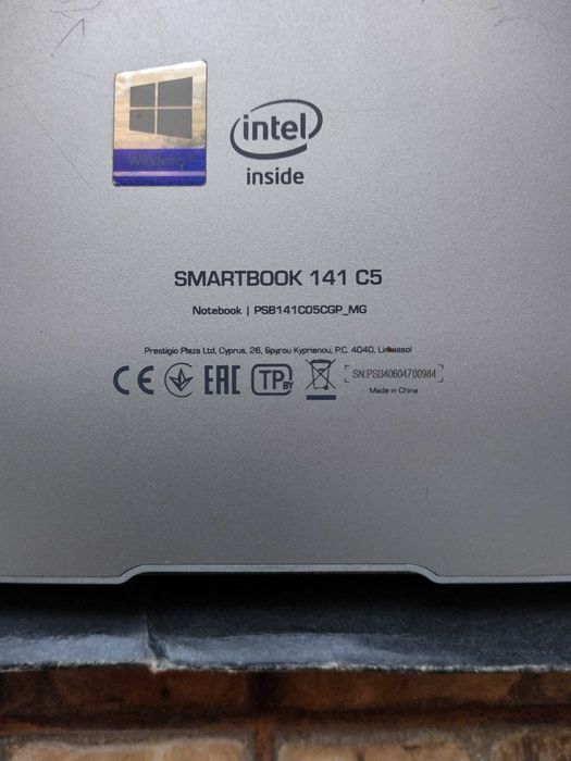 Ультрабук Prestigio SmartBook 141 C5 комплектующие
