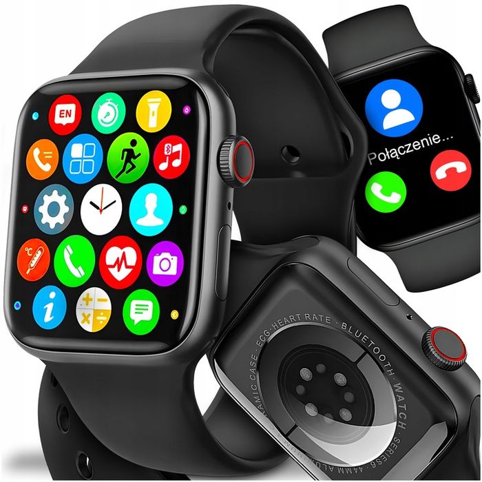 Smartwatch Zegarek Polskie Menu Rozmowy Sport Smart Watch Męski Oraz D