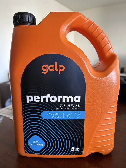 Oleo Galp perfomance 5W 30   4L. 20 euros