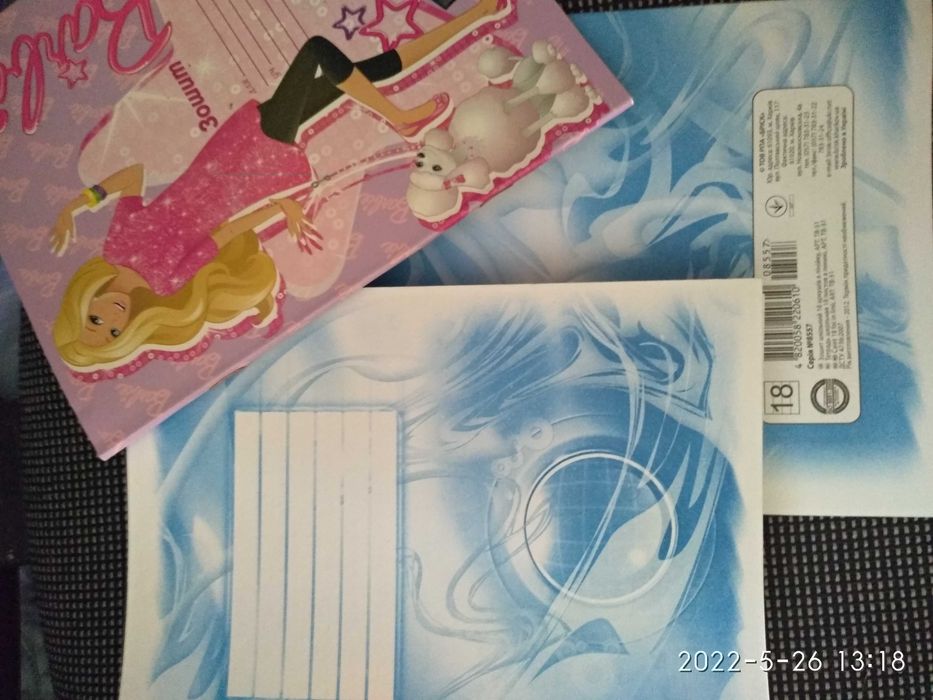 Тетради  в  клетку  и линию