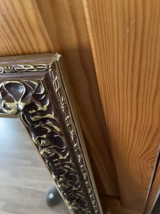 Espelho decorativo de sala ou de entrada de casa